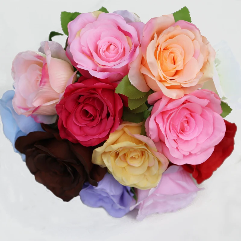 1pcs 10cm artificial Rose flower for party home garden Floral decor wedding Home decoration fake flowers 52012 1pcs 10cm artificial Rose flower for party home garden Floral decor wedding Home decoration fake flowers 52012