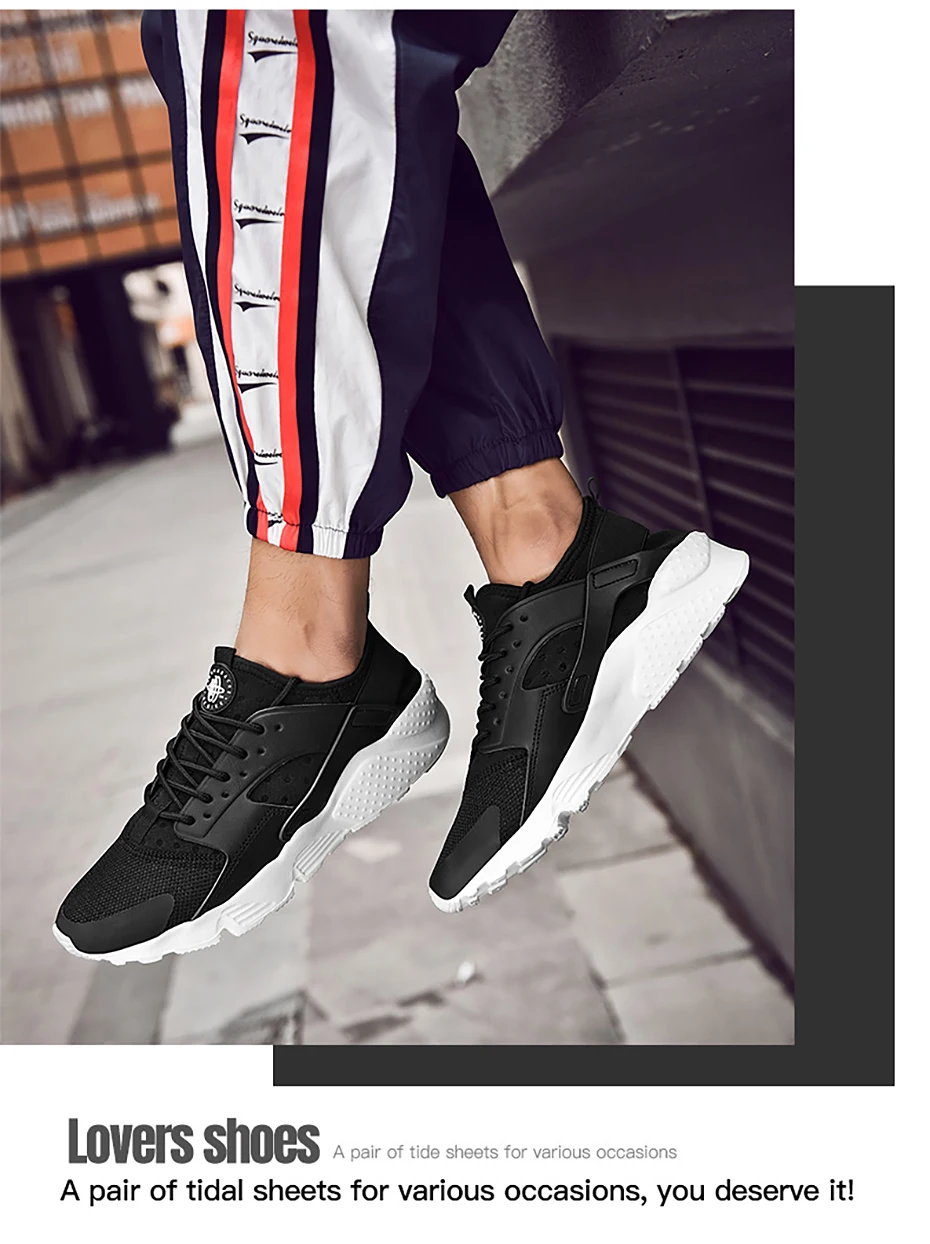 Unisex Sneakers Breathable Casual Shoes Men Air Mesh Casual Flats Shoes