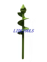 2019  New Model Non-Slip Drive Bulb Plant Auger Bits Garden Drill bits-Diameter 50mm,22CM/40CM Single Blade Auger bits