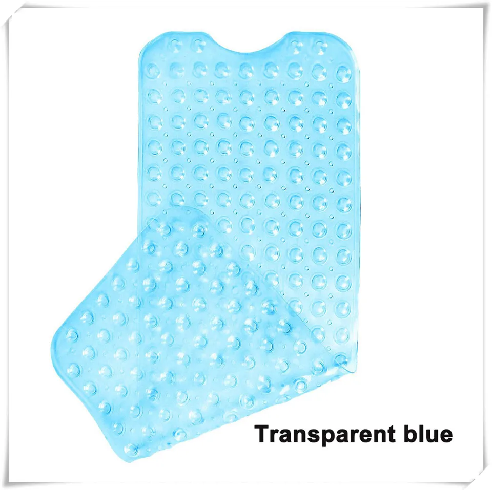Bath Mat b Transparent blue