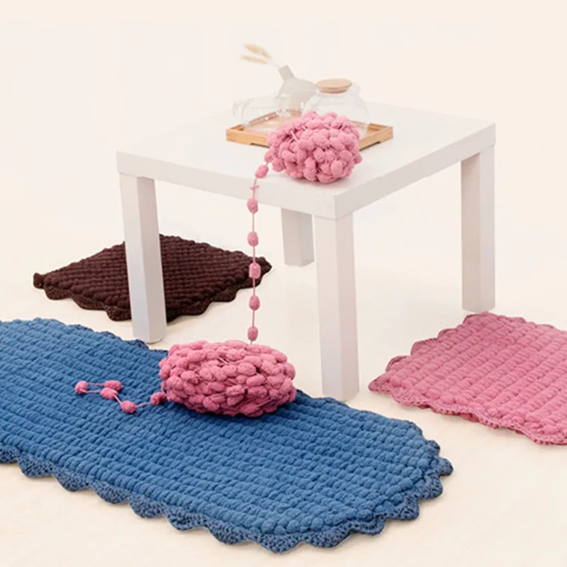 30 Mt Chenille Garn Diy Hand Stricken Perle Kugel Kissen Teppich