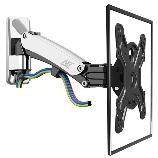 Nb F400 Tv Wall Mount Swivel 50 60 Inch Monitor Arm Holder Gas Nb F400 Tv Wall Mount Swivel 50 60 Inch Monitor Arm Holder Gas Spring Free