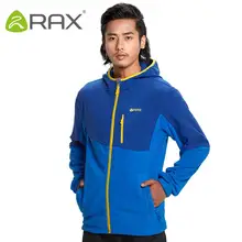Rax Men’s Fleece Jacket Brand Winter Male Outdoor Polartec Fleece Jacket Women Mountaineering Hiking Camping Hooded Jacket Men