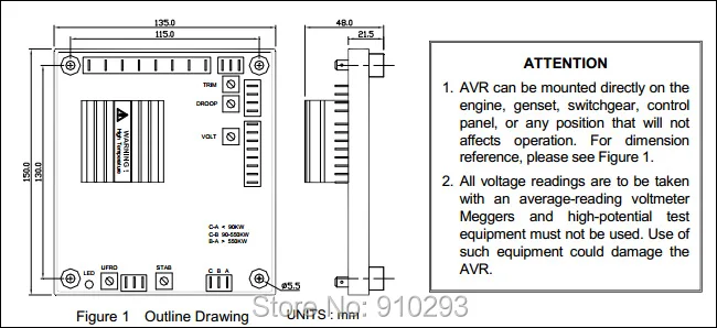 Avr Генератор Регулятор автоматический регулятор напряжения AVR 20kva 25kva один 3 фазы SX440 переменного тока стабилизатор тока