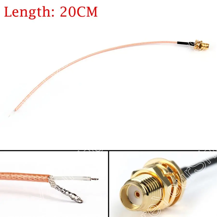 Распродажа 20 см RG178 SMA женский к PCB кабель Pigtail для Wi-Fi беспроводной с низкой