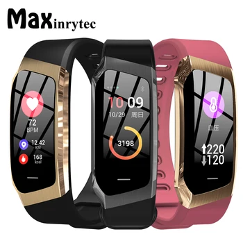 

E18 Smart Bracelet Waterproof Blood Pressure Color Screen Fitness Tracker Heart Rate Monitor Pedometer SmartBand for Android IOS