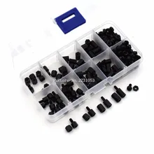 200PCS M3 Nylon M-F Hex Spacers Screw Nut Male Female Screw Assortment Kit Black Stand off Set M3*5mm M3*6 M3*8 M3*10mm 200PCS M3 Nylon M-F Hex Spacers Screw Nut Male Female Screw Assortment Kit Black Stand off Set M3*5mm M3*6 M3*8 M3*10mm