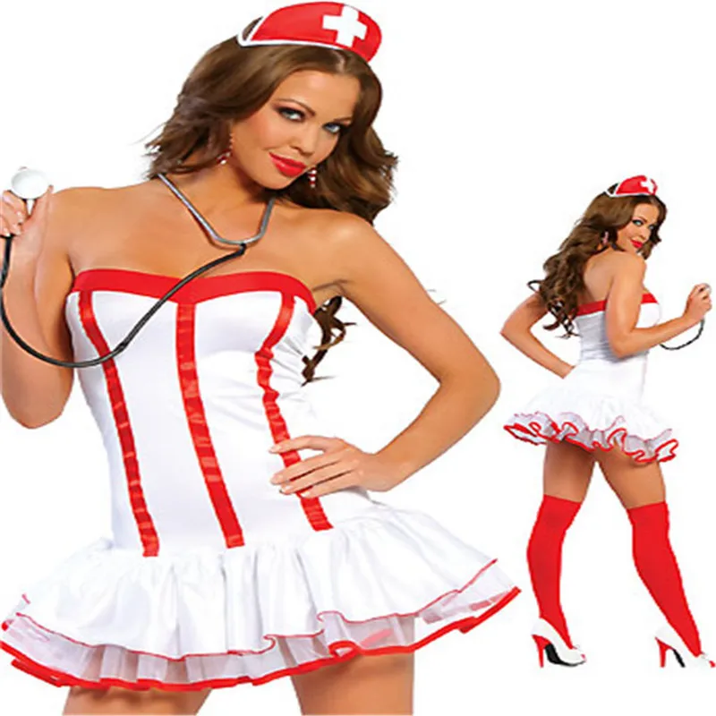 Temptation Costumes Play Clothes Lingerie Uniform Temptation Nurse Role 