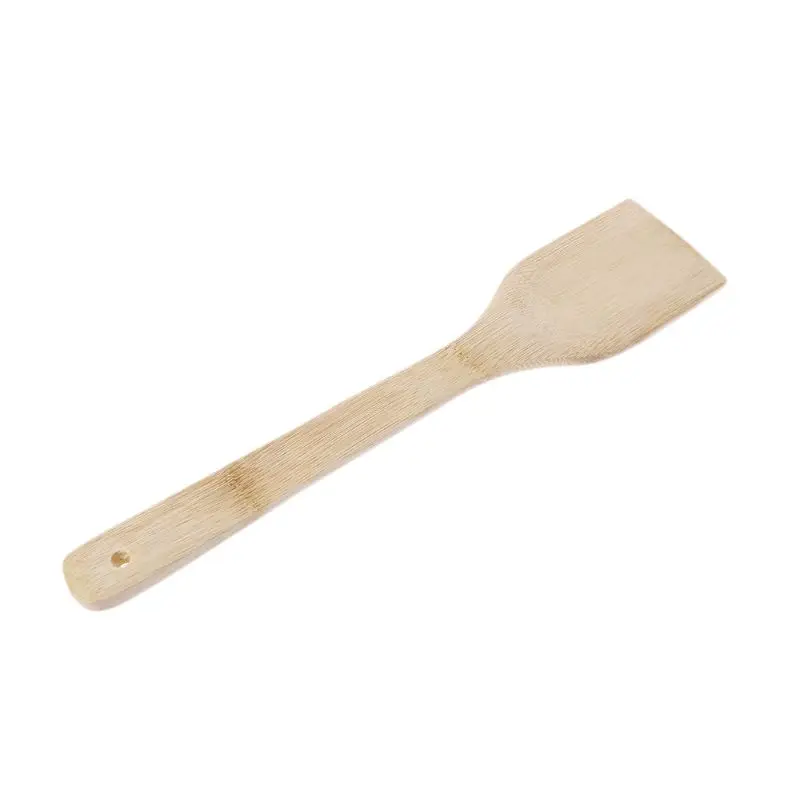 Длинная ручка бамбуковая кухонная лопатка Тернер для антипригарной посуды
