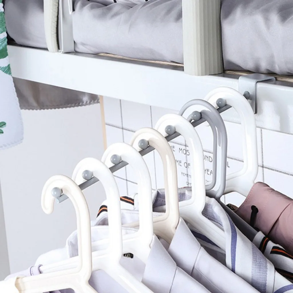 

Coat Hanger Holder Organizer Hook Bedroom Dormitory Hangers for clothes Layer Storage Rack Wardrobe Multi-Purpose Hanger Holder
