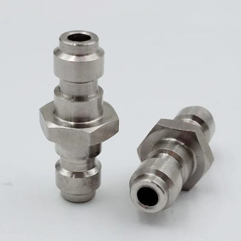 

Connector Accessory Replacement Adaptor Replaces Spare Part Dual Paintball SCBA Stainless 8MM Male To Male Foster