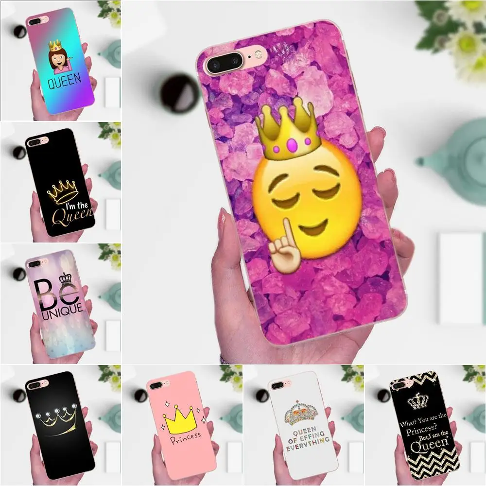 cheap On Sale Phone Case Princess Queen King Crown For Xiaomi Redmi Note 2 3 3S 4 4A 4X 5 5A 6 6A Pro Plus