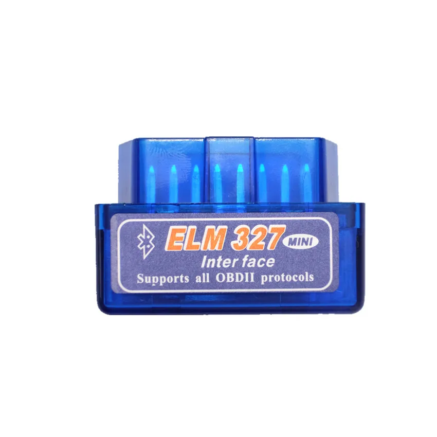 Последняя версия MINI elm327 v2.1 сканер Синий Bluetooth OBD2 диагностический Интерфейс