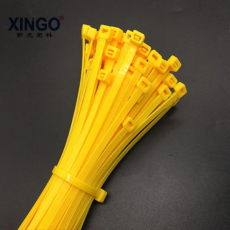 Xingo 150 мм самоблокирующиеся Нейлоновые кабельные стяжки 1000 шт цветные
