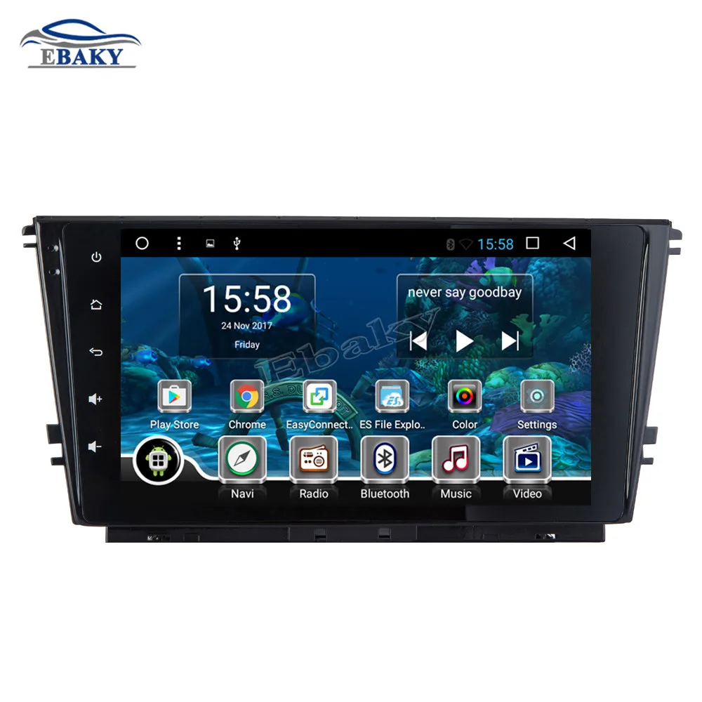 Best NaviTopia 9inch 1GB/2GB RAM Quad Core/Octa Core Android 7.1/8.1 Car DVD Radio for VW Lamando 2016 with GPS/wifi/maps 2