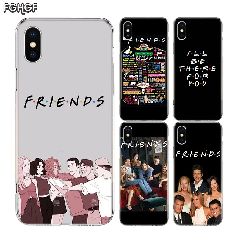 Friends Season TV Fundas Silicone Phone Back Case For Apple iPhone 6 6S 7 8 Plus + X 10 Ten XS MAX XR 5 5S SE Heart Cover |