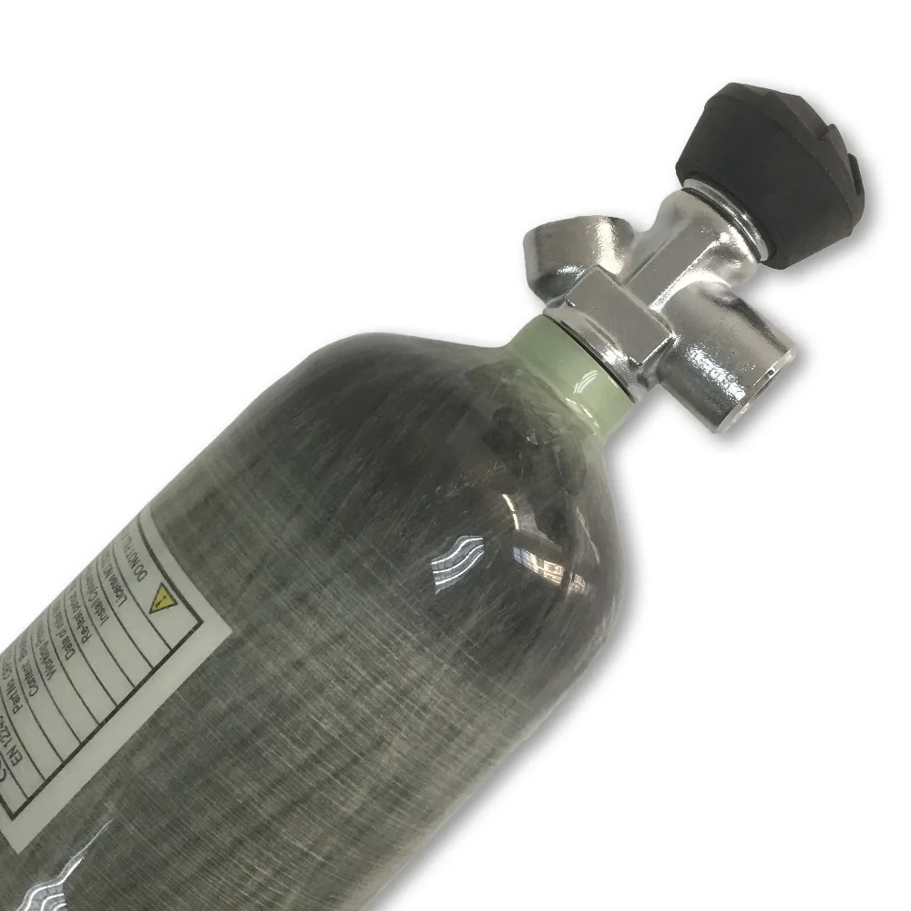 AC10331 Acecare 3000cc CE certificate HP 4500psi 300bar carbon fiber gas cylinder with valve for pcp air gun paintball tank