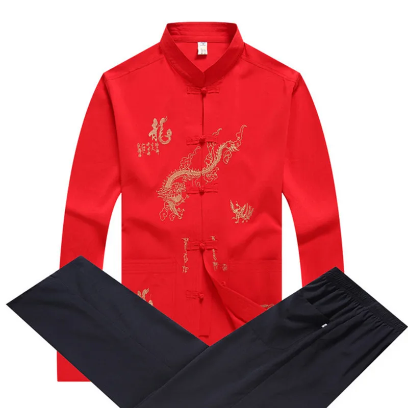 

Tai Chi Uniform Chinese Traditional Tang Suit Clothes Outfit Kungfu Wing Chun Shirt Martial Arts Tshirts Men Women Wushu Wear