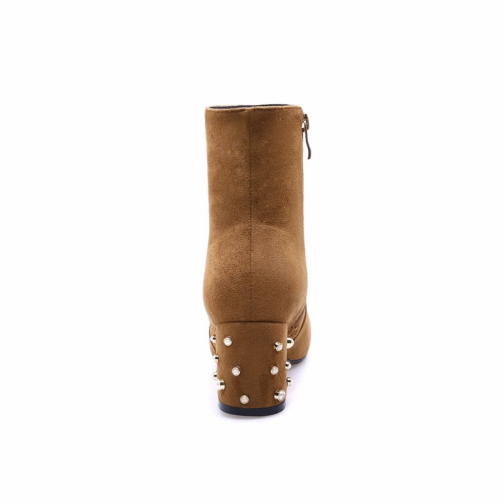 Suede angle boots Kickway high quality solid side 