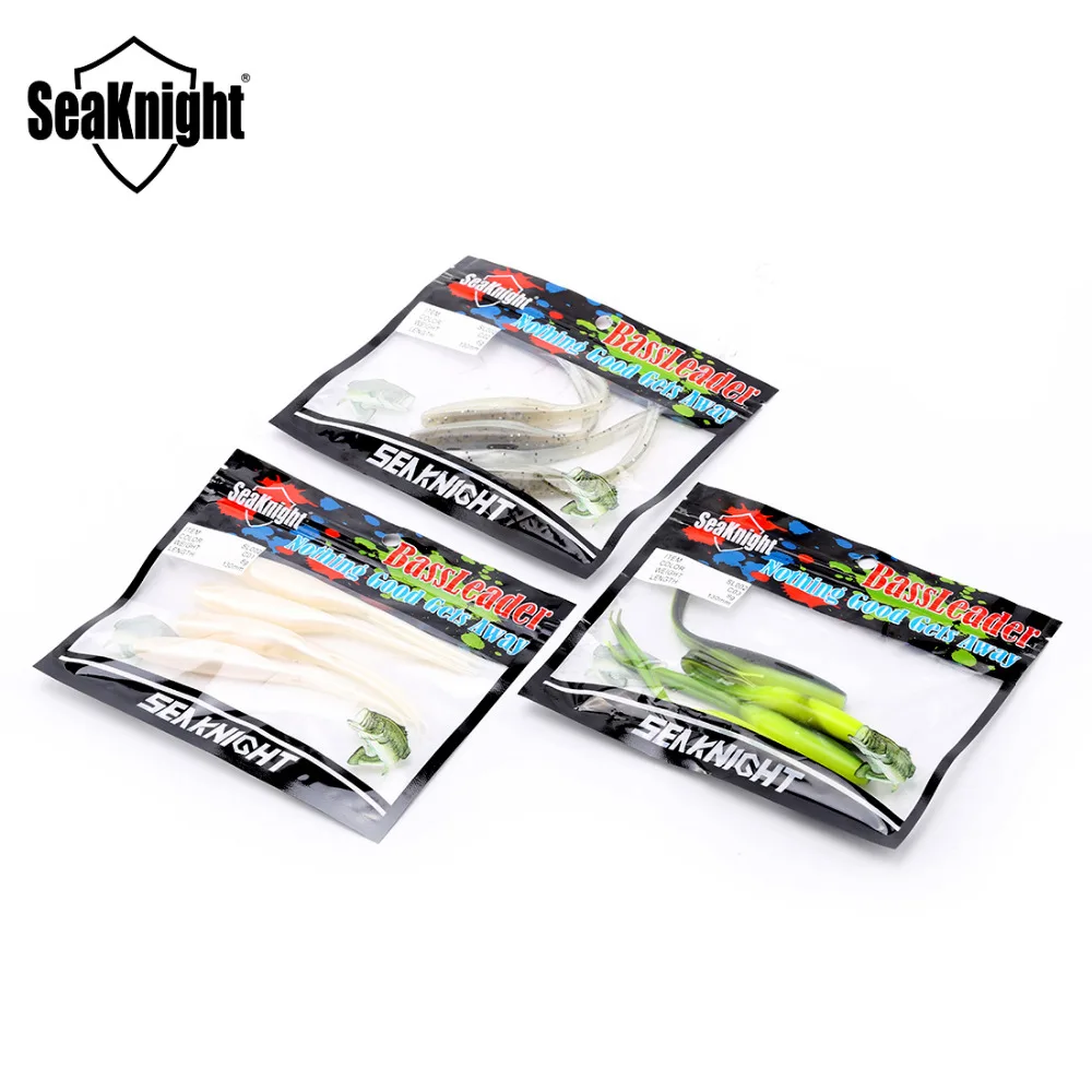 SeaKnight SL002 Мягкая приманка для рыбалки 4 шт./упак. Shad Worm 8 г 13 см мягкая червячная