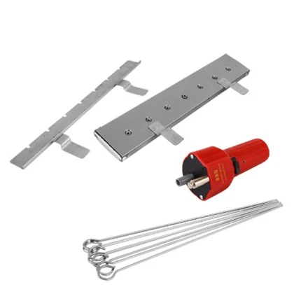 

BBQ gearbox and bracket barbecue grill for sale Grill BBQ with 7 pcs skewers automatic rotation from stainless steel