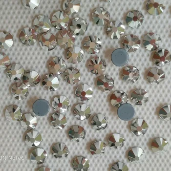 

high quality hot fix loose mine silver color ss6 ss10 ss16 ss20 ss30 shiny for t-shirt ,rhinestone hot fix silver free shipping