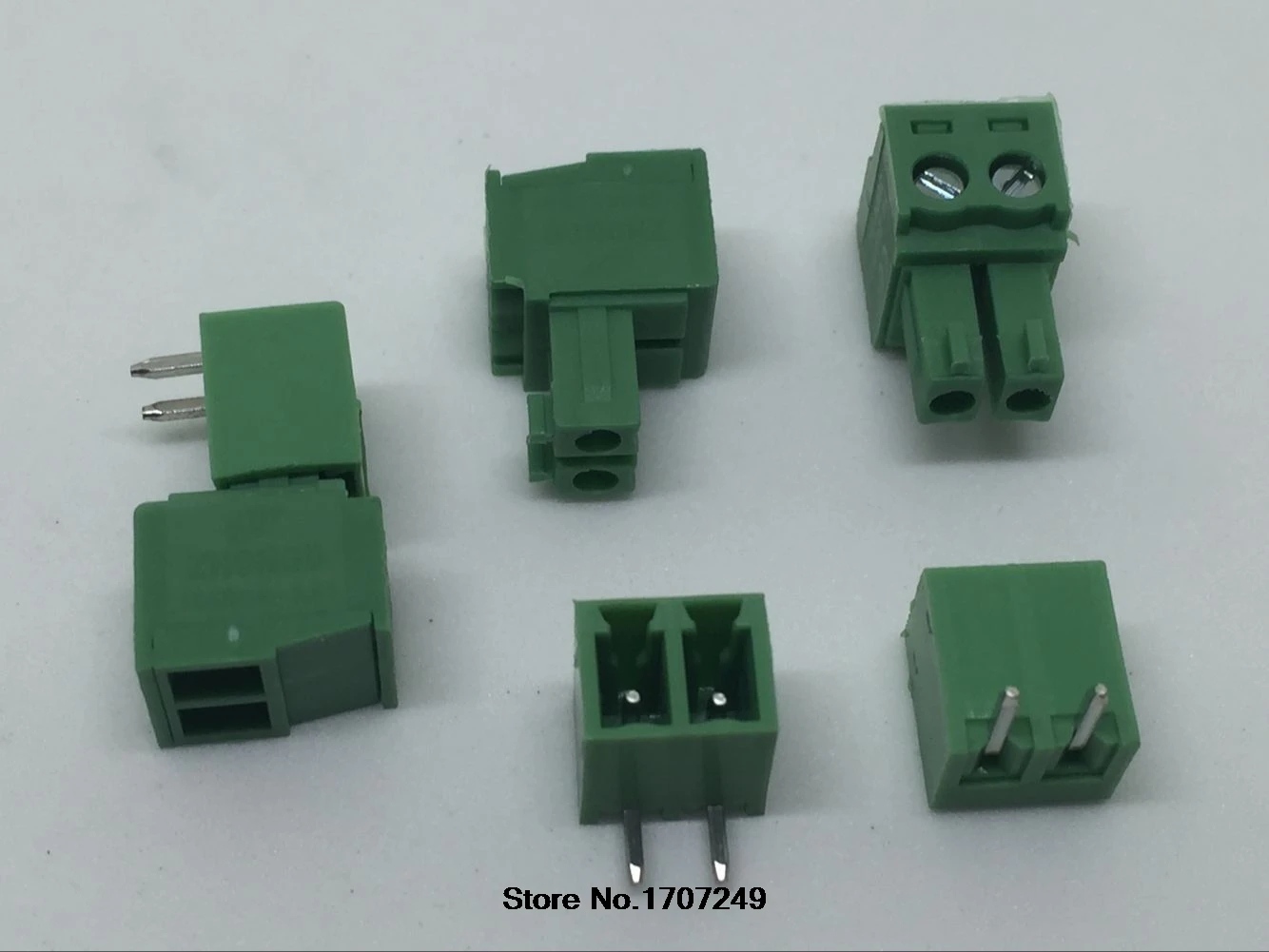 

100PCS 2EDGK-3.81-2P + 2EDGR-3.81-2P 2EDGK 2EDGR 2Pin 3.81mm Right Angle Pin Plug-in Screw Terminal Block ROHS