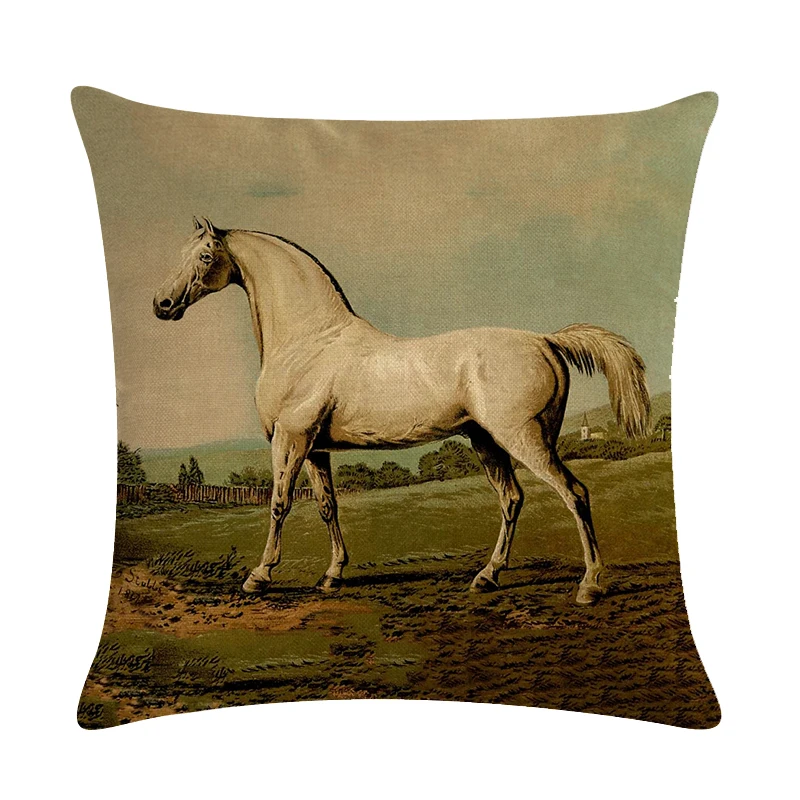 Лошадь расцветка наволочки, декоративные наволочки, диван стул, наволочки 45*45 см, украшение дома - Цвет: 273-6