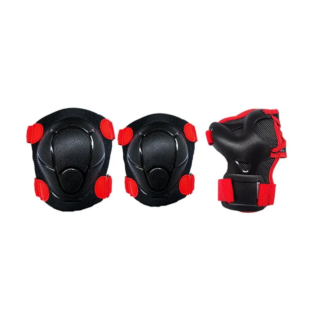 6pcs/Set Sports Safety Set Knee Pads Elbow Pads Wrist Protector