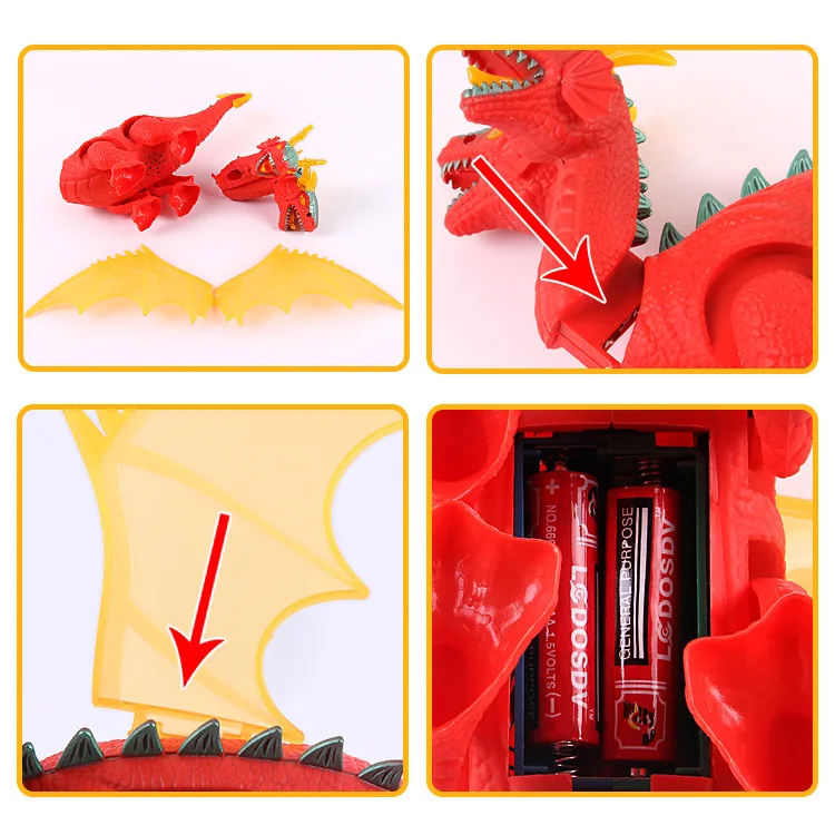 Электронная модель динозавра откладывают яйца летать динозавров реалистичный динозавр голос с свет Проекционные Игрушки для мальчиков