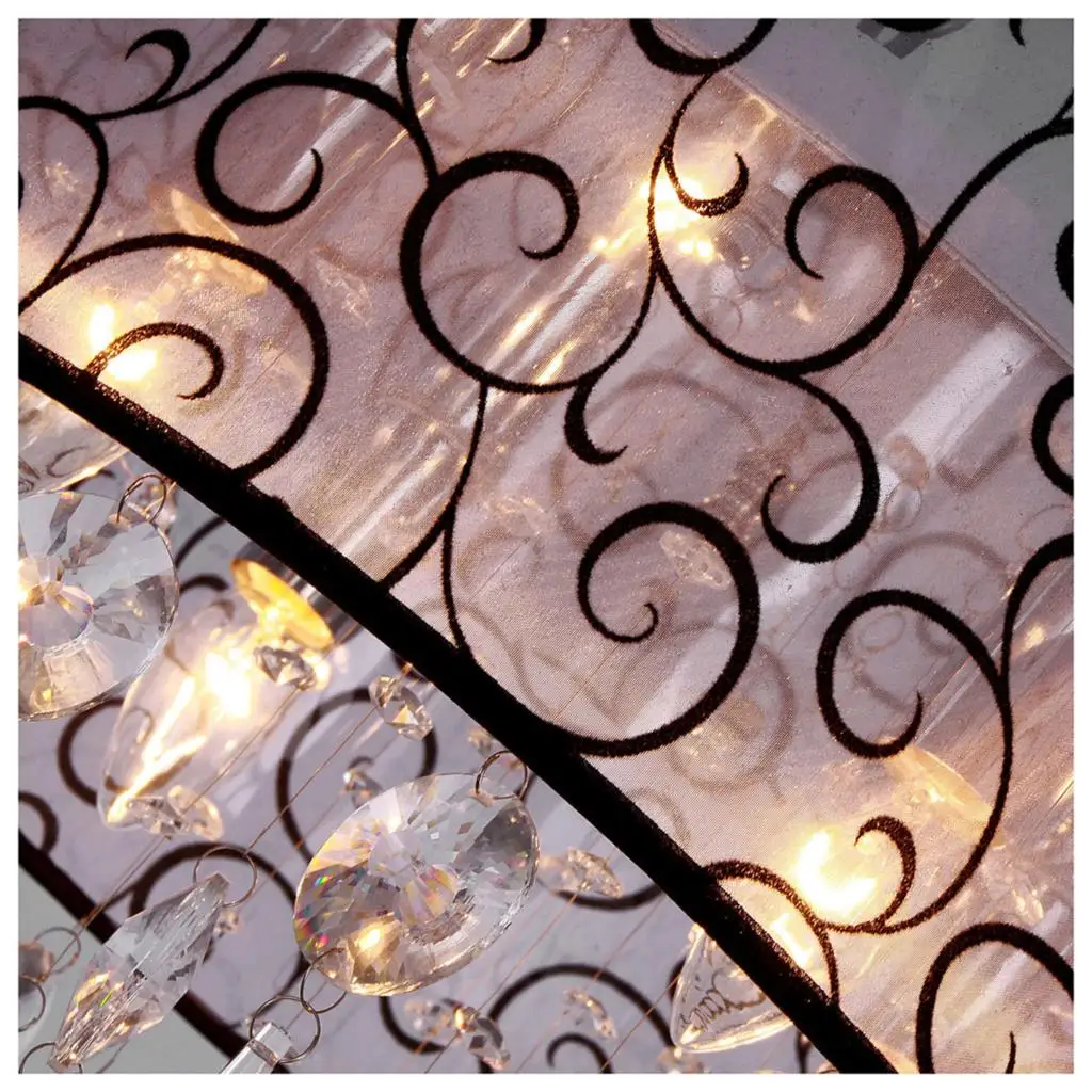 

Hot Sale Vintage Crystal Ceiling Light Lamp Chandelier Living Room+4 Lights HI5