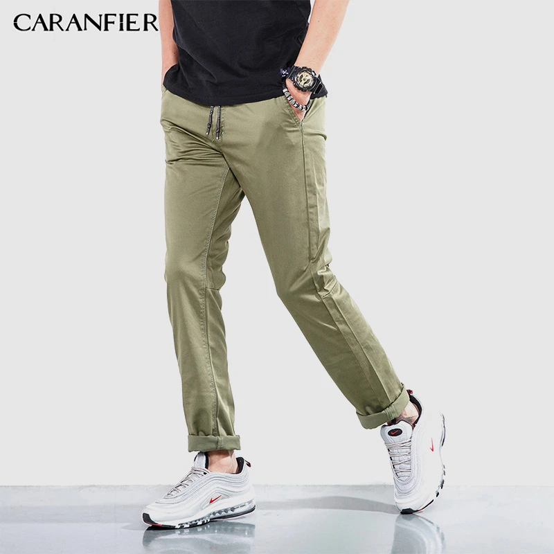 khaki pants long length