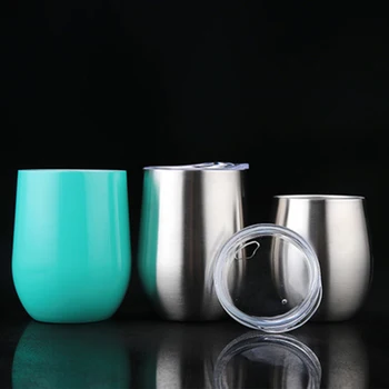 

1PCS Stainless Steel Wine Glass Drinking Cup Beer Wine Cup Tumbler Sippy Cup Barware Kitchen Tools Party Supplies