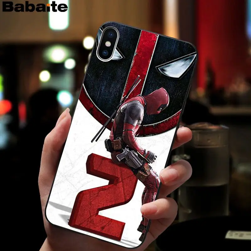 Babaite Deadpool2 Classic High-end Phone Accessories Case for Apple iPhone 8 7 6 6S Plus X XS MAX 5 5S SE XR Cellphones Babaite Deadpool2 Classic High-end Phone Accessories Case for Apple iPhone 8 7 6 6S Plus X XS MAX 5 5S SE XR Cellphones