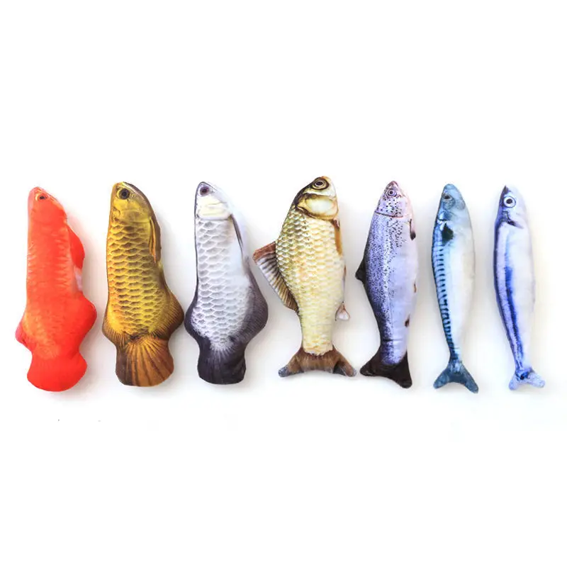Cat Mint Fish Toys Cats Favor Sisal Stuffed Shape Playing Kitten Scratching Board Pet Supplies | Дом и сад