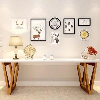 

Photo Frames Set Round Rectangle Multi Wedding Photo Frame Wall Picture Album Picture Holder Wooden Picture Frame Home Design
