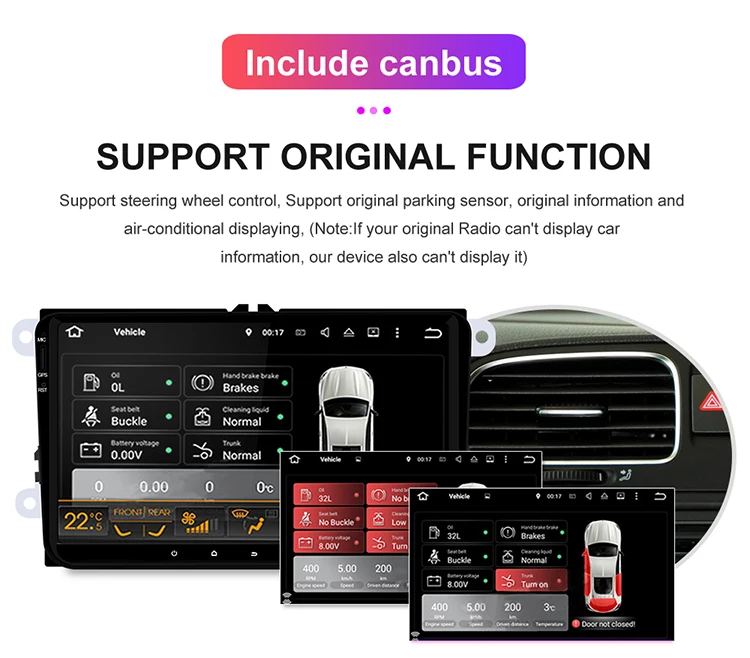 Perfect Isudar Car Multimedia Player 1 Din Android 9 DVD Automotivo For VW/Volkswagen/POLO/PASSAT/Golf/Skoda/Octavia/Seat GPS Radio DVR 26