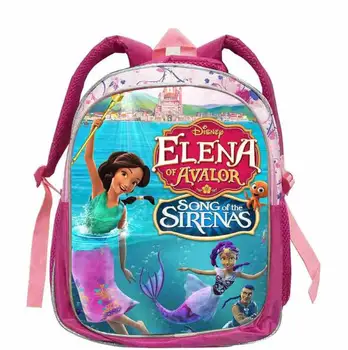 

Hot 12/14/16 Inch Children Cartoon Elena Book Bag Boys And Girls School Bags For Teenagers Mochila Backpack Kids Boys