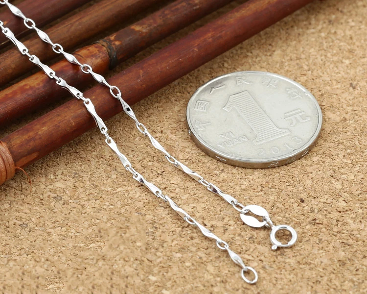 Начальная Мода 1 мм толстая змея Веревка ожерелье кулон 925 пробы серебро мужчины женщины ожерелье лучших друзей ювелирные изделия N41