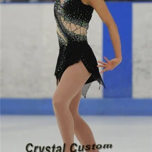 Платье для фигурного катания на заказ для соревнований Модное Новое Брендовое Фигурное катание на льду платье для детей DR3567