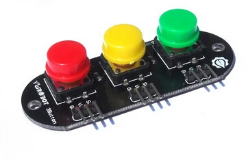 

Free shipping 10pcs/lot 3 Bit 3 color High Keypad Button Module For Electronic Blocks Best quality