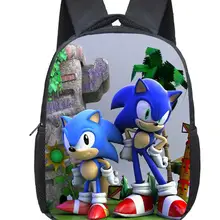 12 дюймов Super Mario Bros Sonic Boom Hedgehogs школьные сумки для детского сада детские сумки для книг Детская сумка-рюкзак в подарок