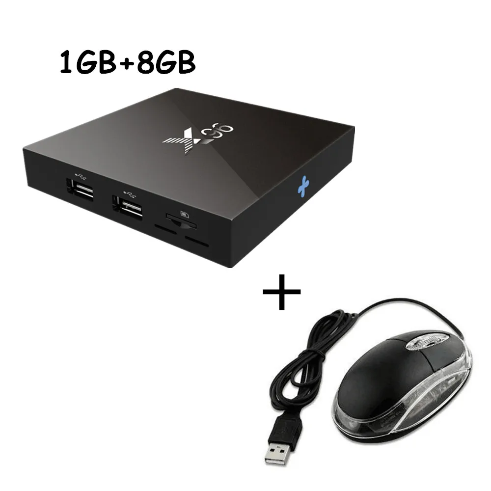 X96 Android tv Box Amlogic S905X четырехъядерный 1G/8G или 2G/16G Android 6,0 Smart tv Box H.265 4K* 2K 2,4G Wifi HDMI 2,0 медиаплеер - Цвет: Серебристый