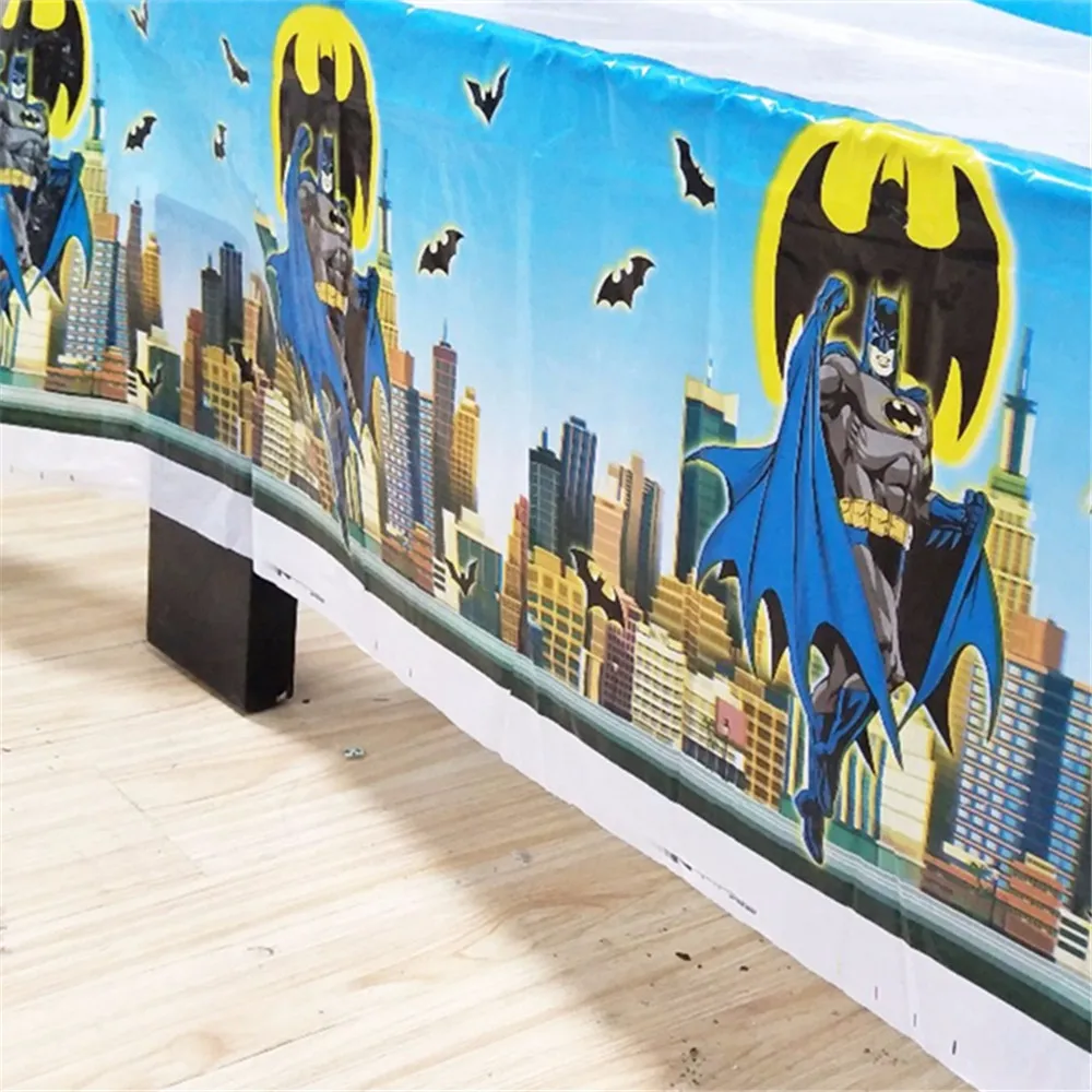 

1pc Batman Birthday Party Decoration Kids Boys Event Party Supplies 108cm*180cm Batman Table Cloth For Birthday Party Tablecloth