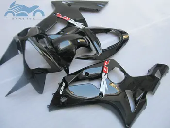 

Plastic fairings kit for KAWASAKI Ninja ZX 6R 2003 2004 Injection racing fairing set ZX6R 636 03 04 black aftermarket bodyworks