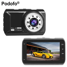 Podofo 2017 New Original 3 inch Car DVR Novatek 96223 Car Camera 1080P Full HD Recorder Night Vision G-sensor Registrar Dashcam