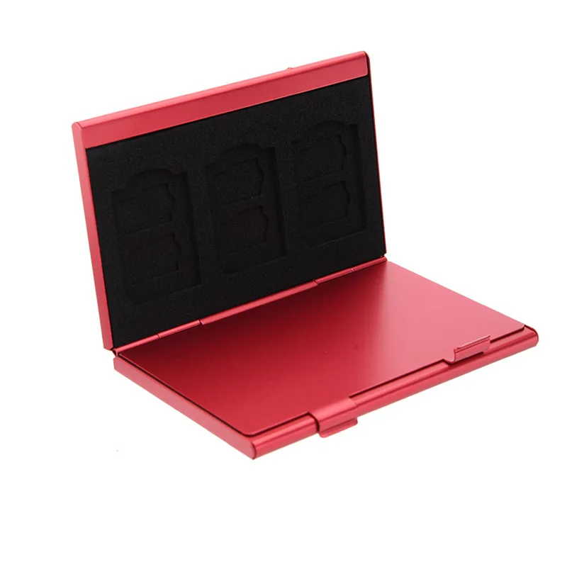 202 metal storage case protection double TF package for 12TF cards 6 SD card box (with carton packaging) 202 metal storage case protection double TF package for 12TF cards 6 SD card box (with carton packaging)