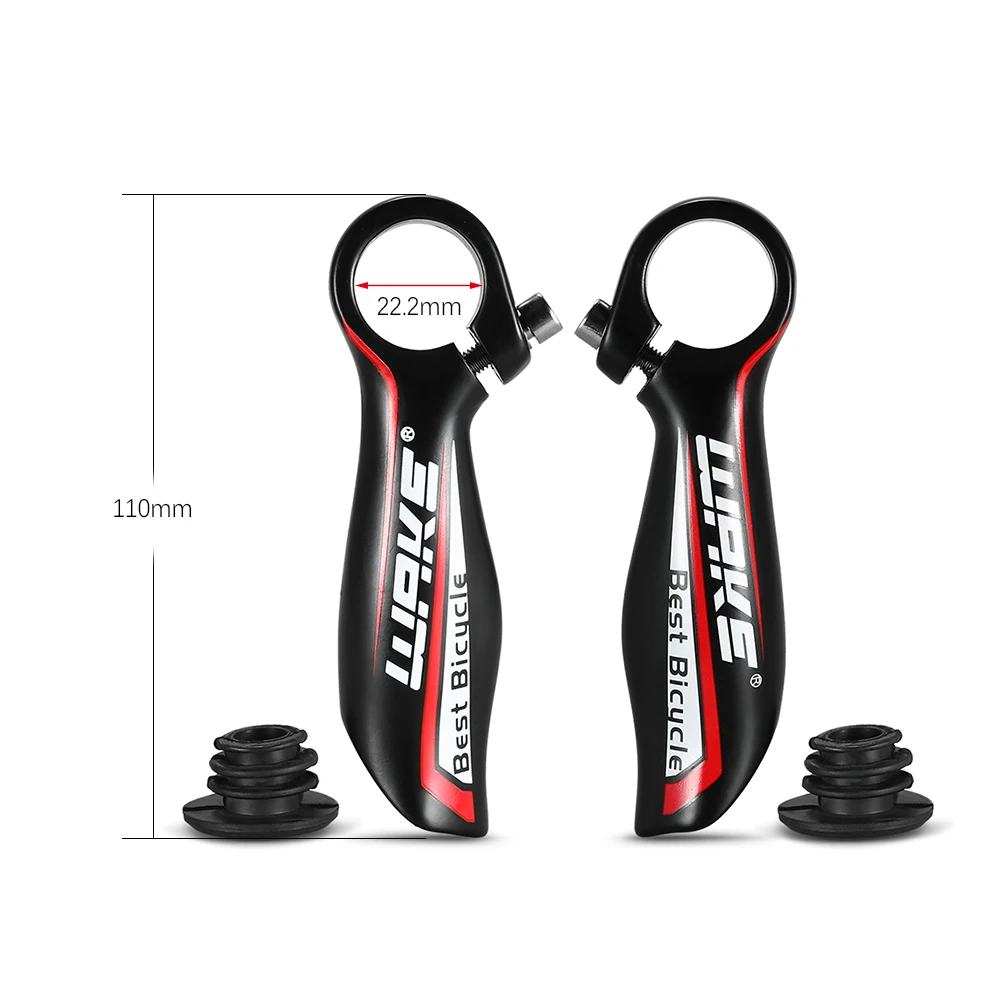 1 Pair Road Mountain Bicycle Handlebar Horns On Bicycle Handlebar Bike Bar End Bicycle Steering Wheel Alloy Bike Handlebar Bar