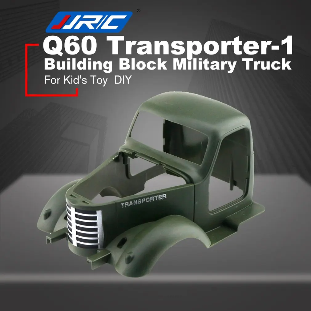 

JJR/C Q60 Transporter-1 2.4G Building Block Simulated Military Truck DIY Electric RC Car Model For Children Gift