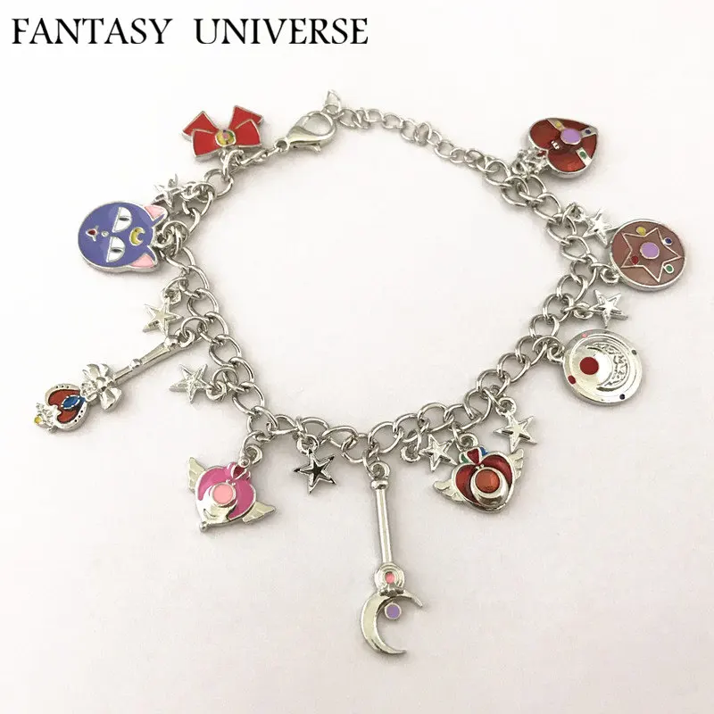 

FANTASY UNIVERSE Freeshipping 1pcs a lot Sailor Moon charm bracelet ZSXQQ01